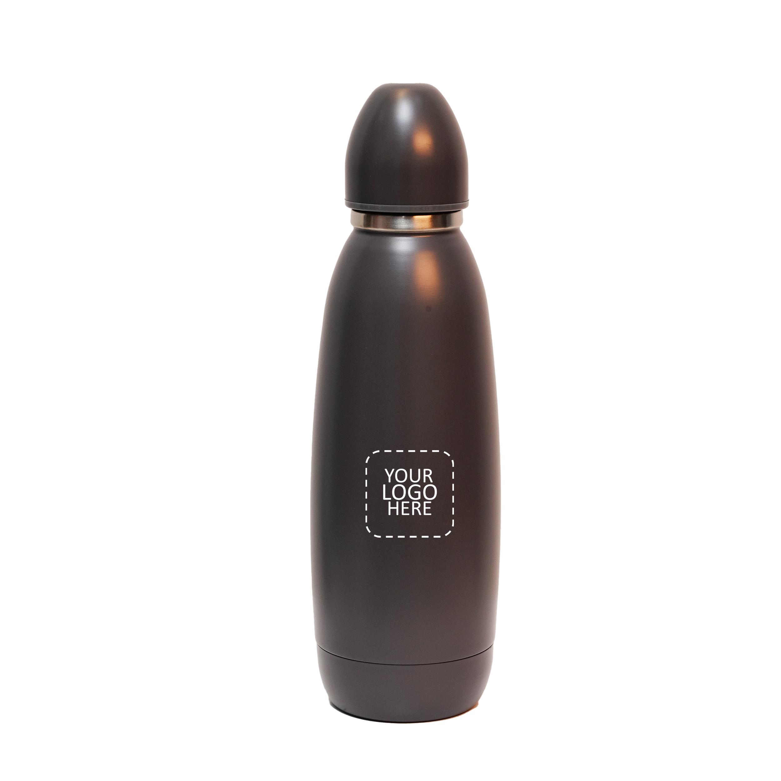 Brown Cruet - 500ml Bullet Bottle With Logo